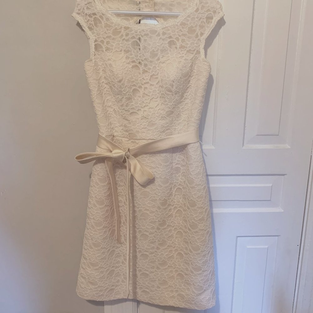 Mori Lee Short Formal Lace Dress